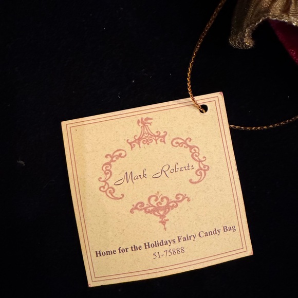 Mark Roberts Home for the Holidays Santa Fairy Candy Bag and Ornament - Picture 2 of 9